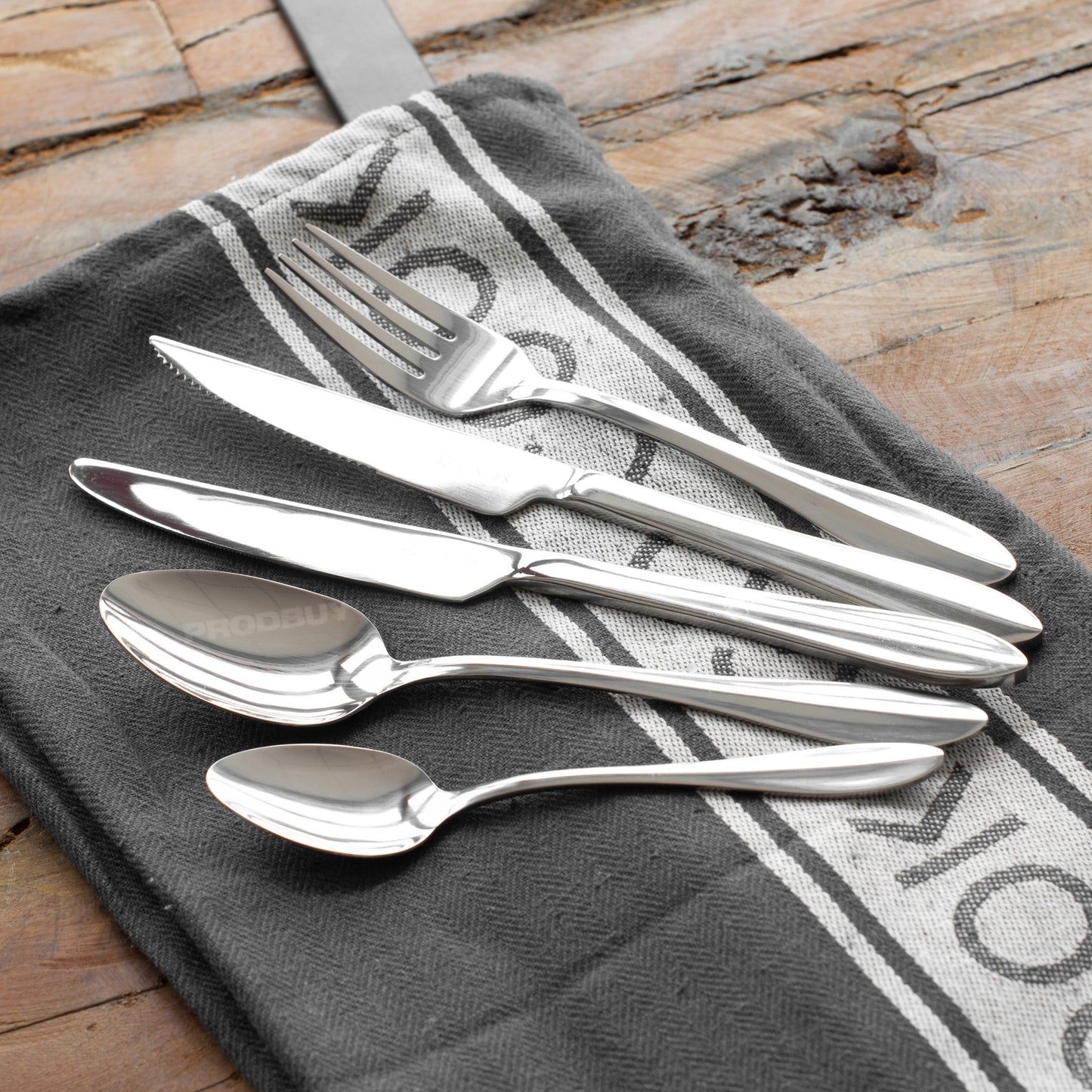 Viners 20 Piece Polished Cutlery Set with Steak Knives