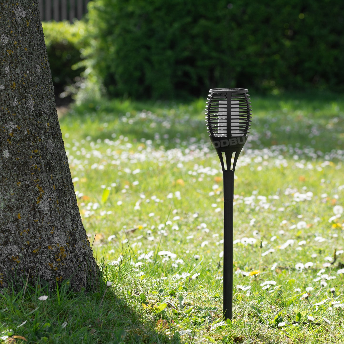 Flame Effect LED Garden Solar Lamp Light