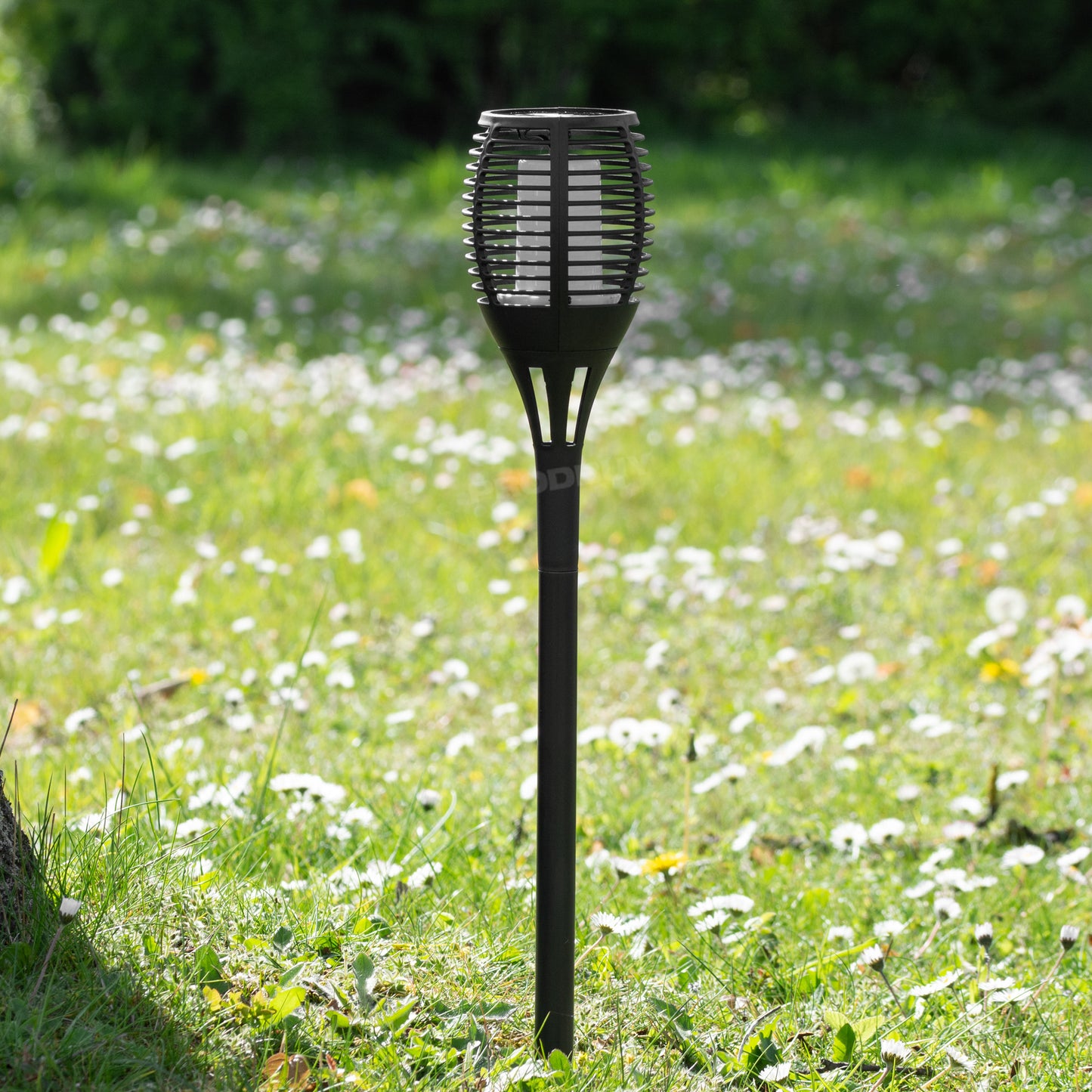 Flame Effect LED Garden Solar Lamp Light