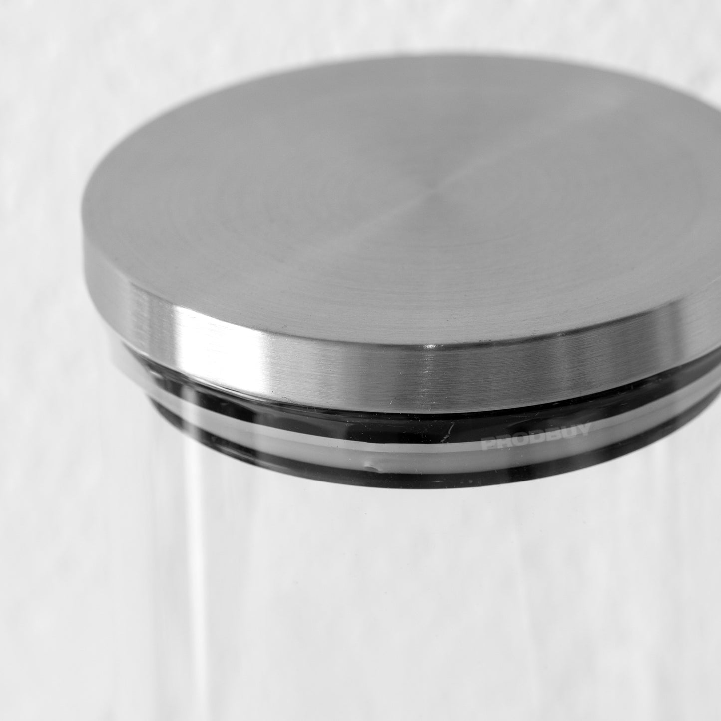 Set of 3 Glass 1.2 Litre Jars with Stainless Steel Lids