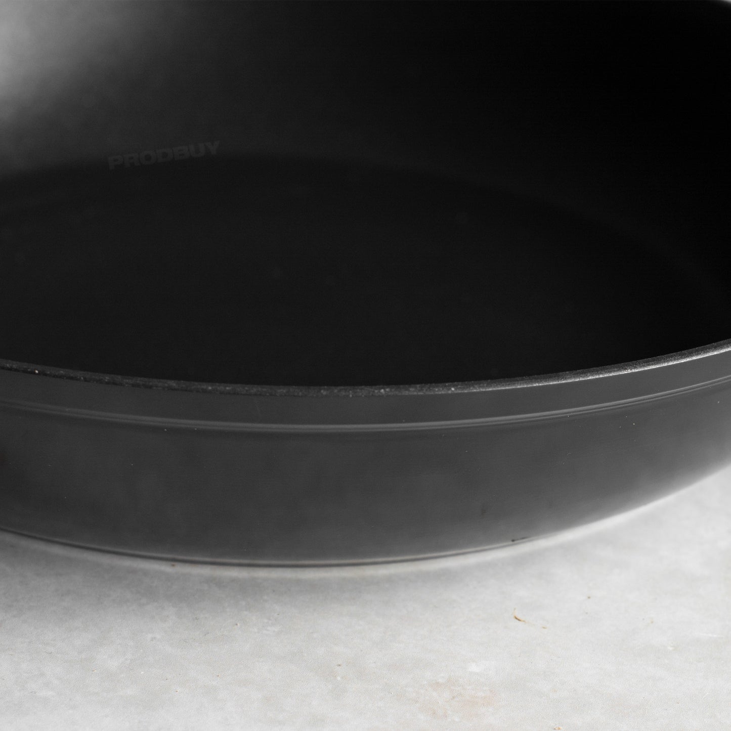 Black 24cm Aluminium Frying Pan with Non Stick Coating