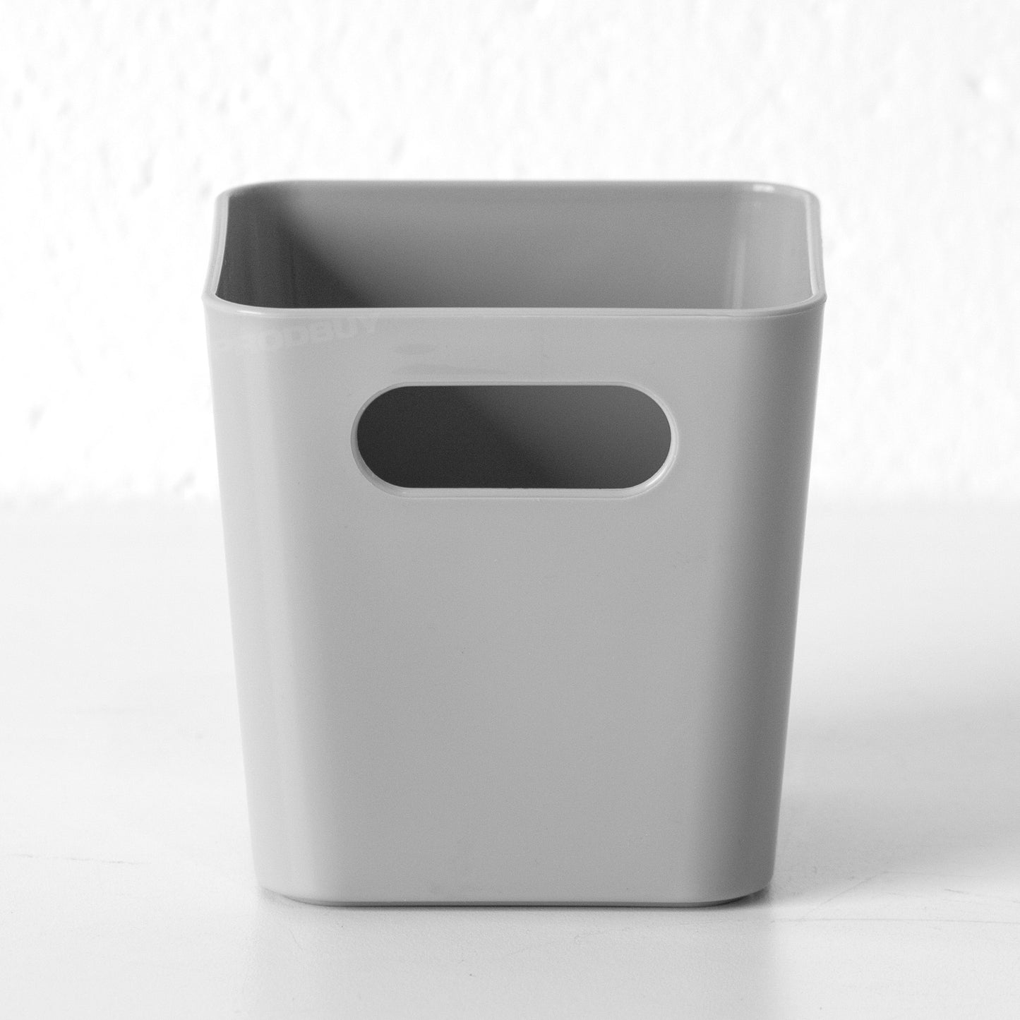 Small Grey Plastic Storage Pots
