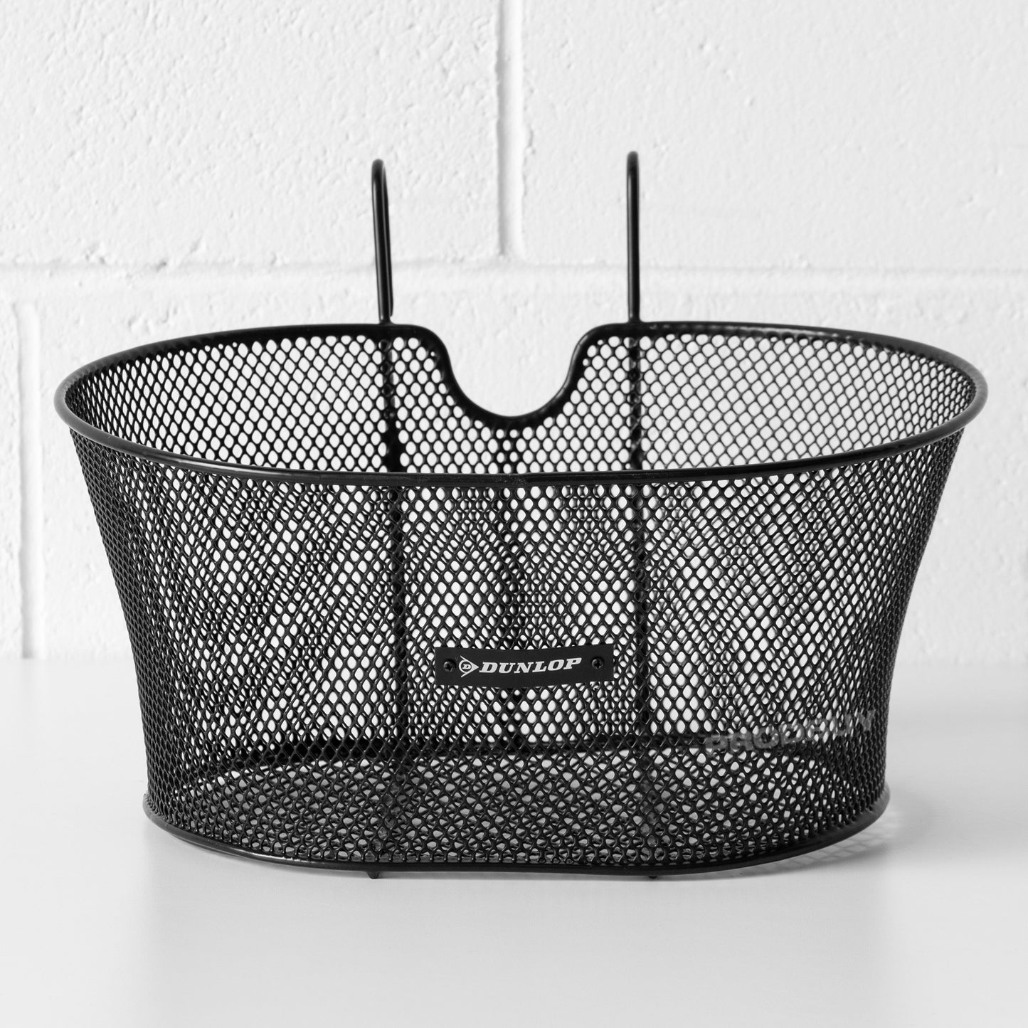 Black Metal Mesh Bicycle Basket