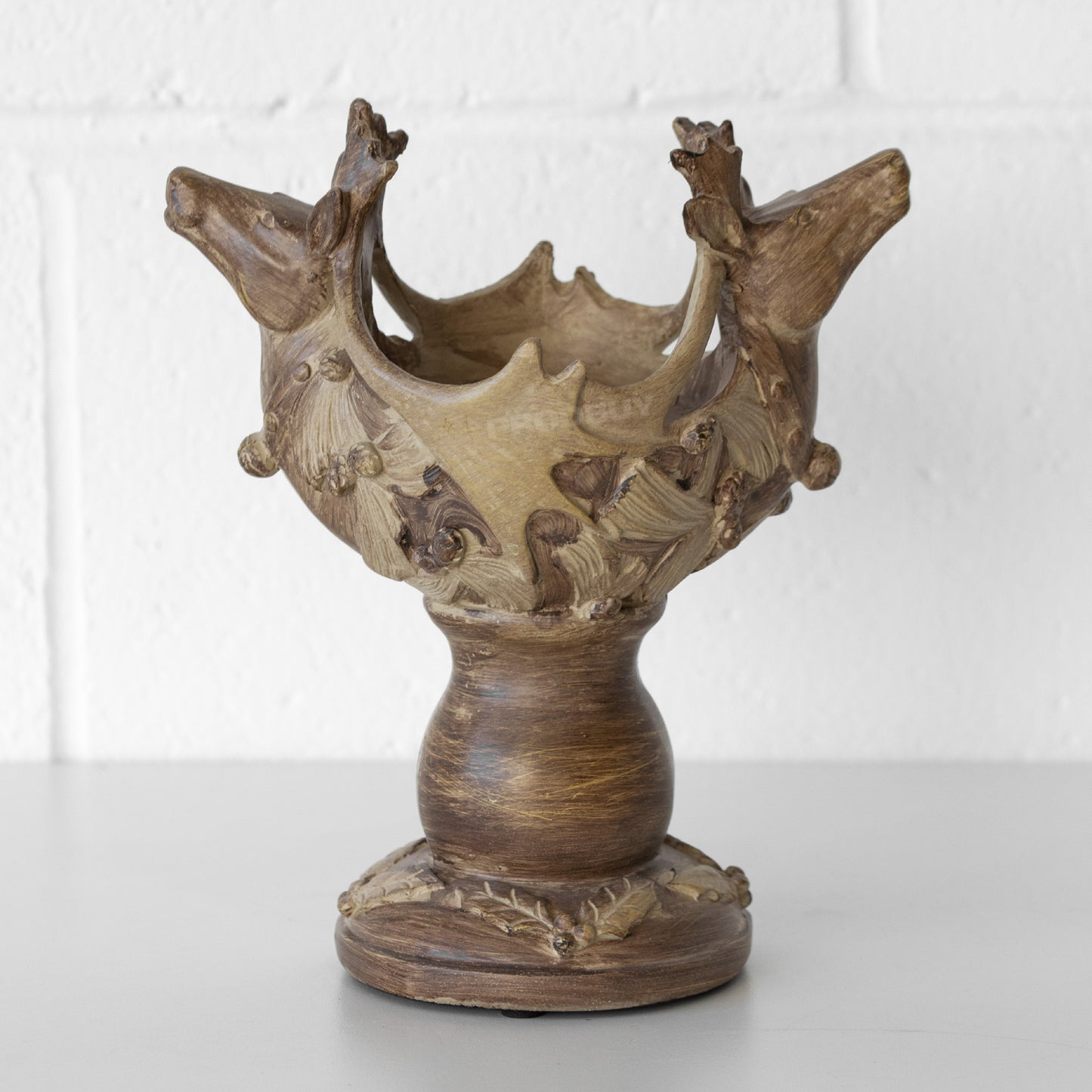 Stag Head Candle Holder