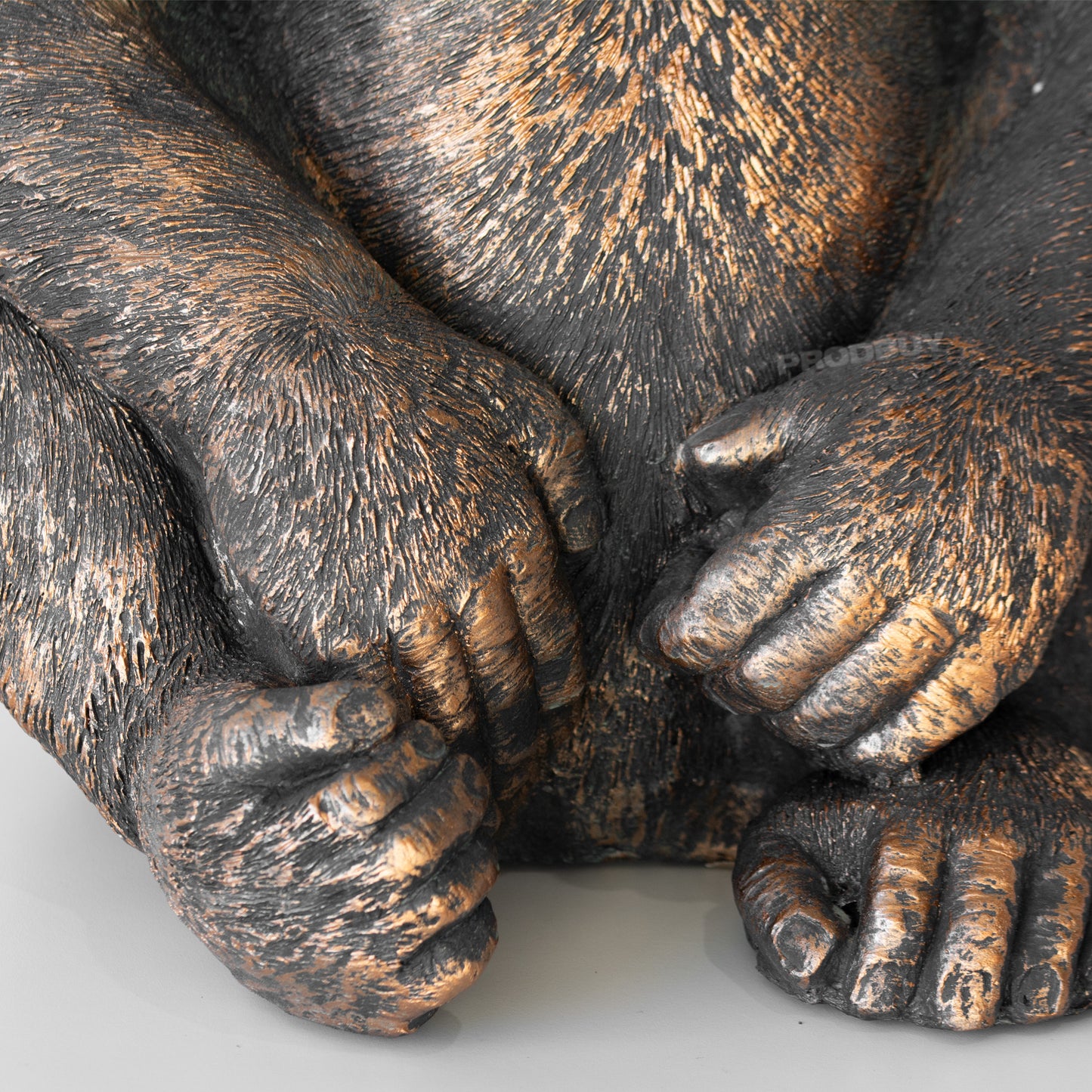 Large Resin Gorilla with Baseball Cap Ornament