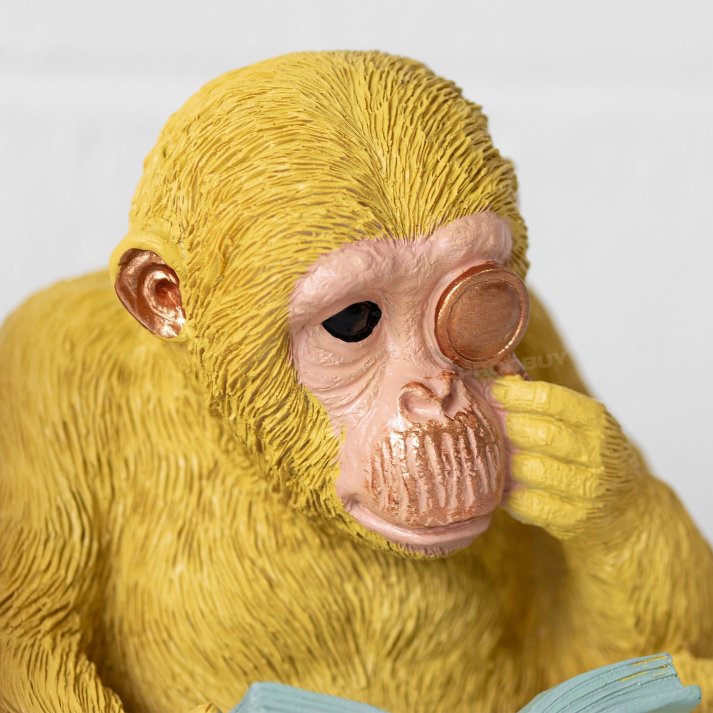 Researching Monkeys Bookends Pair of Shelving Book Ends