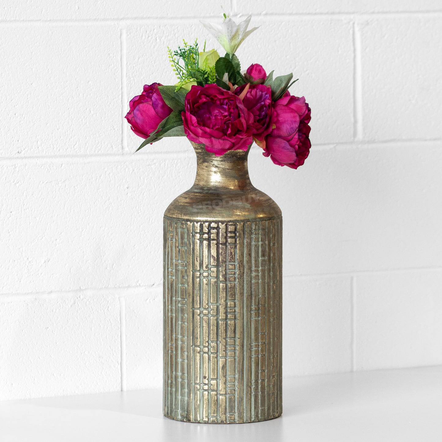 Tall 46cm Antique Style Decorative Vase