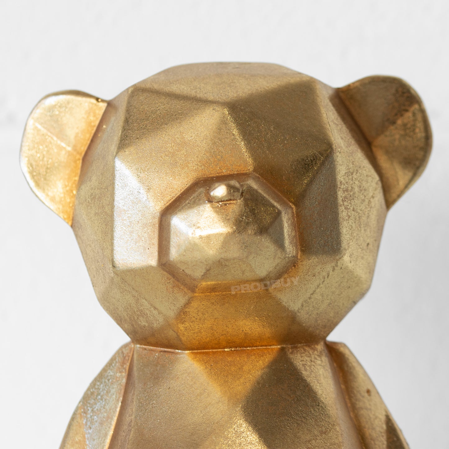 Gold Colour Teddy Bear Ornament 19cm