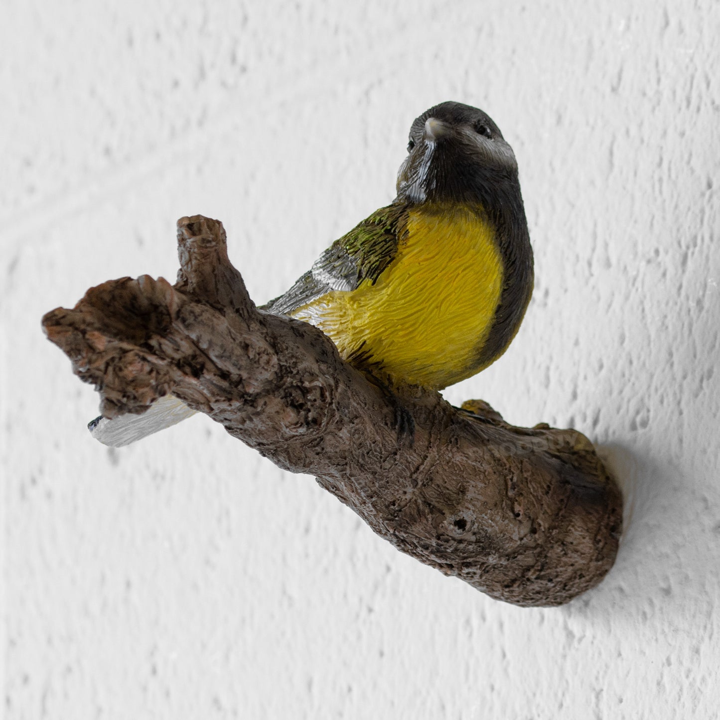 Small Blue Tit on Branch Garden Fence Ornament