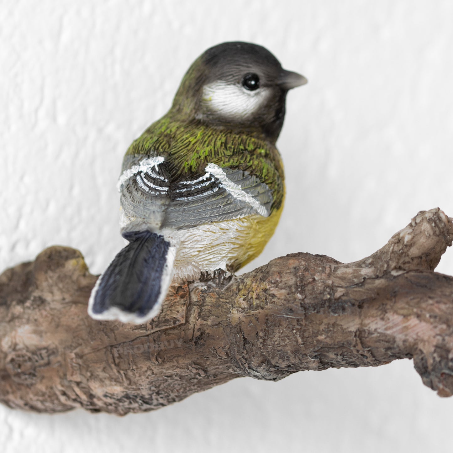 Small Blue Tit on Branch Garden Fence Ornament