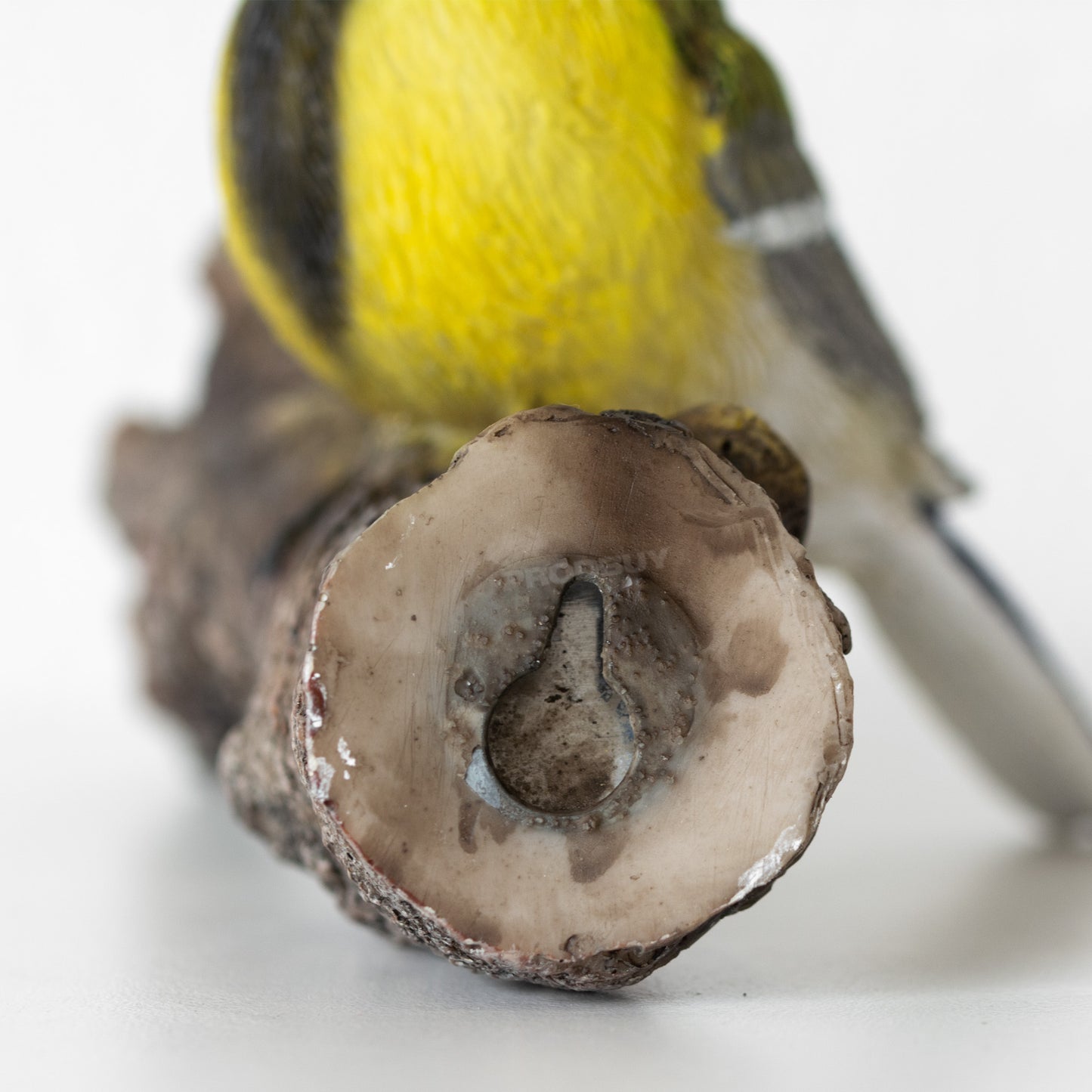 Small Blue Tit on Branch Garden Fence Ornament
