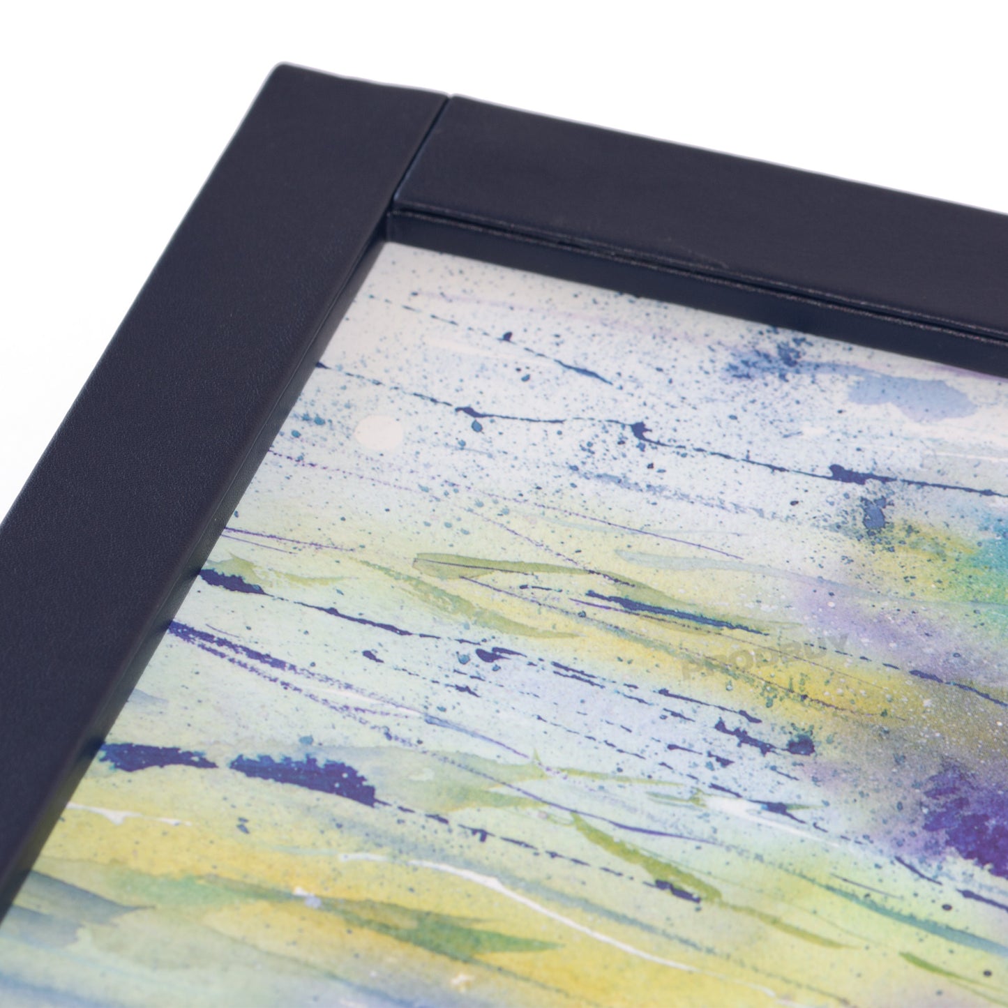 Blue Cornflower Padded Faux Leather Lap Tray