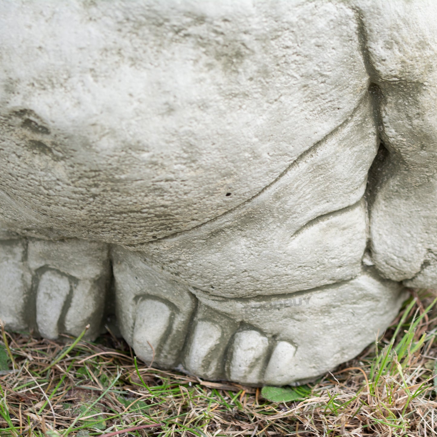 Heavy Stone 34cm Nose Picking Troll Statue