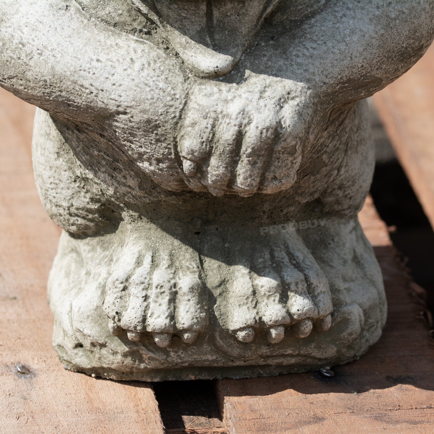 Heavy Stone Cheeky Gargoyle Garden Statue 25cm