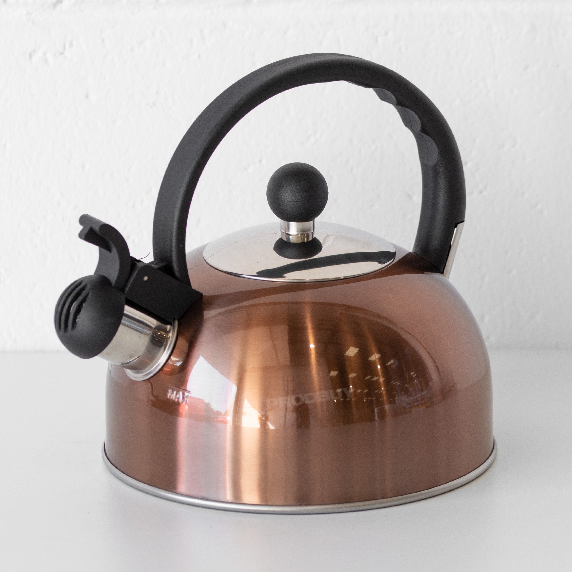 Copper Stove Top 1.3L Whistling Kettle Robert David Home