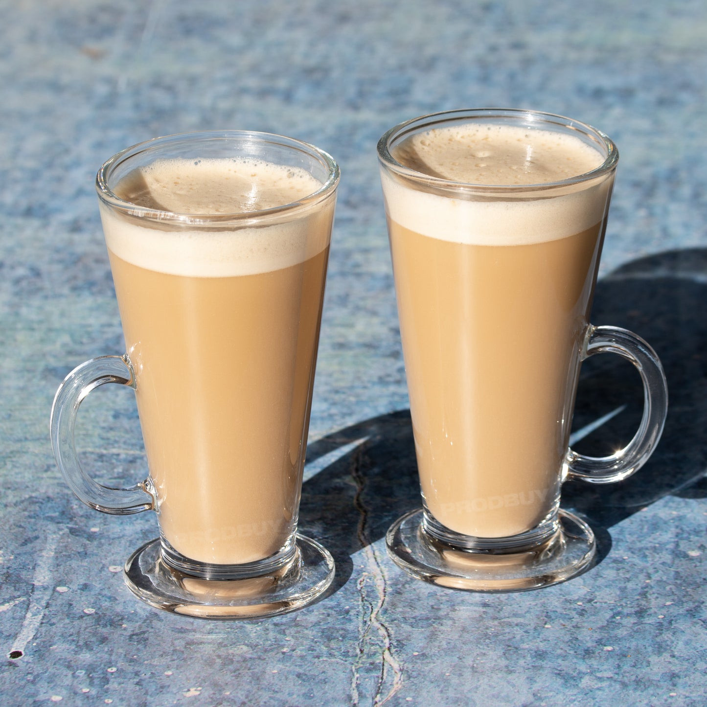 Tall Clear Glass Latte Glasses 300ml