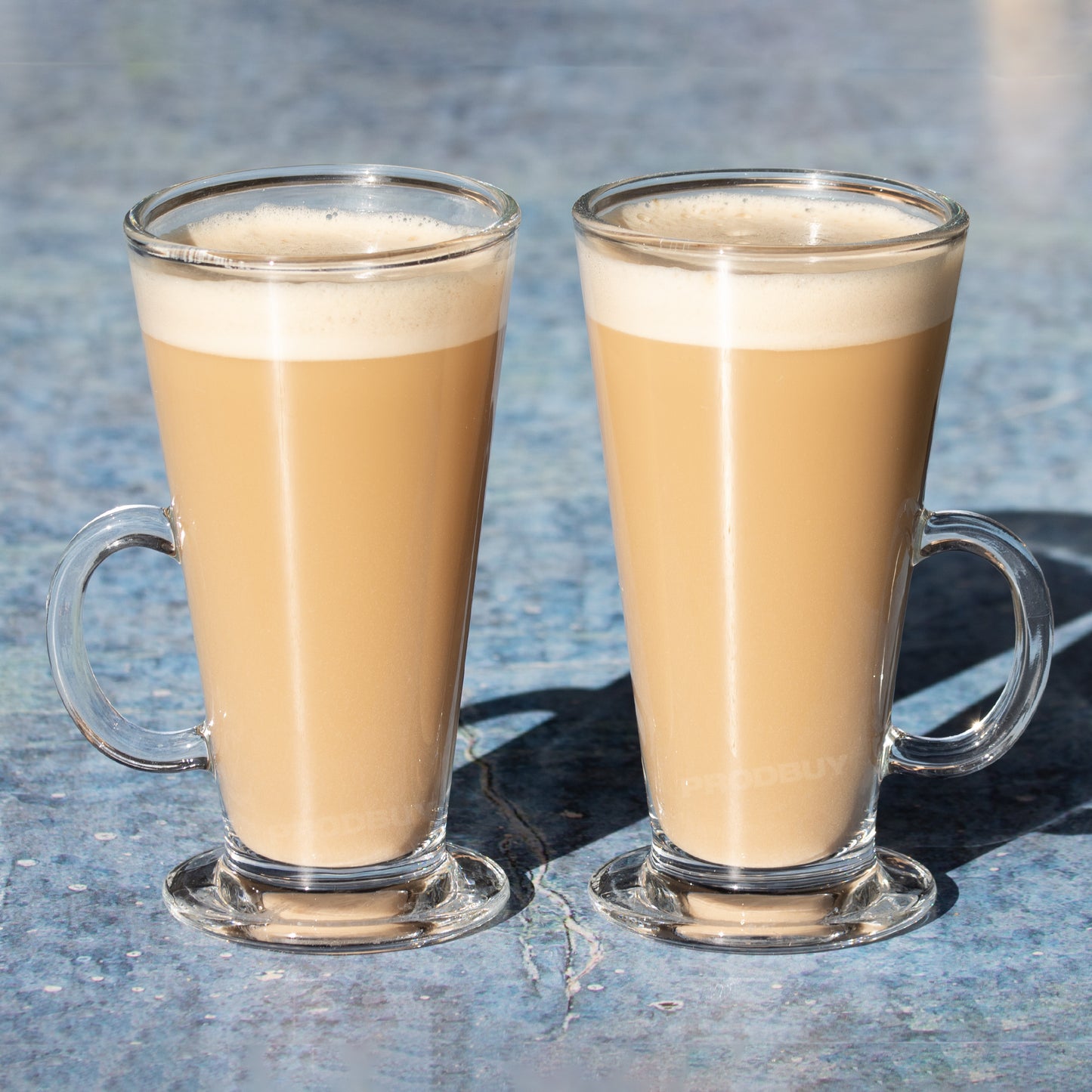 Tall Clear Glass Latte Glasses 300ml