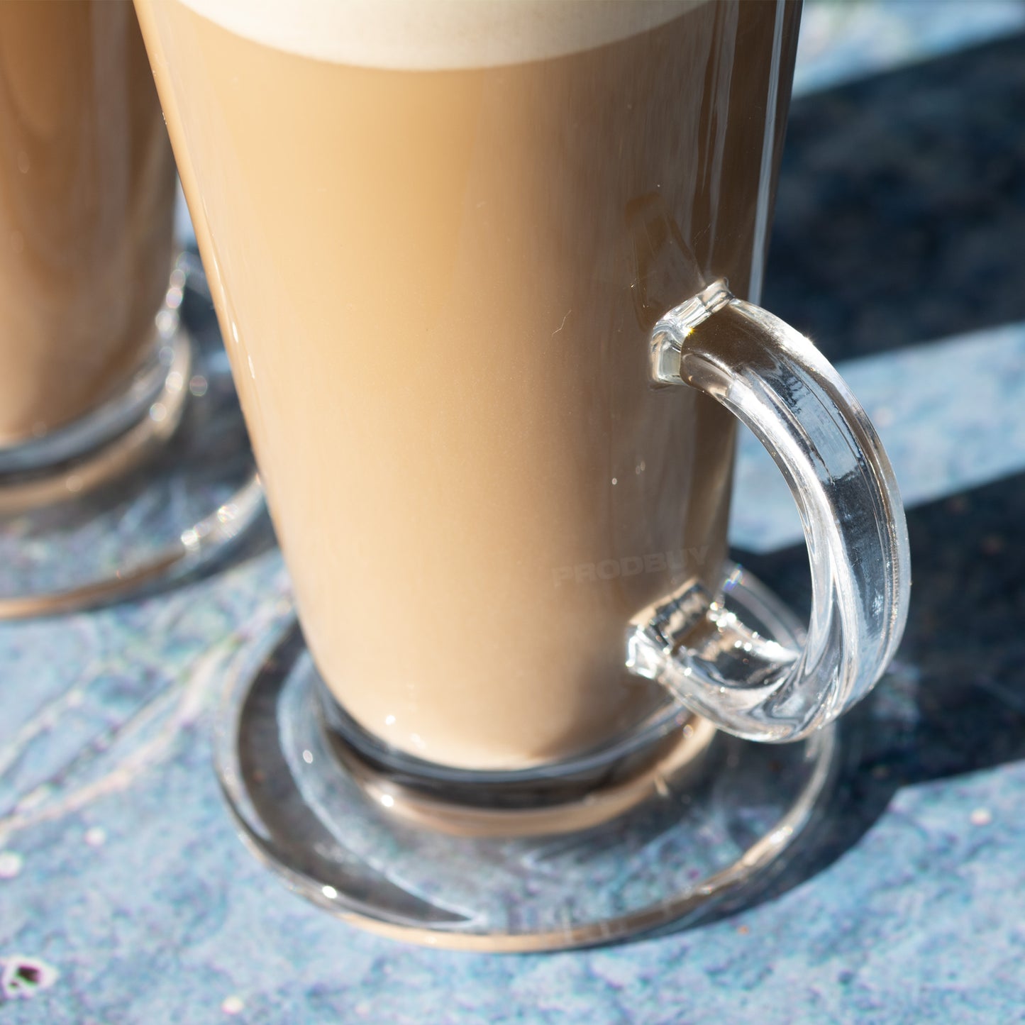 Tall Clear Glass Latte Glasses 300ml