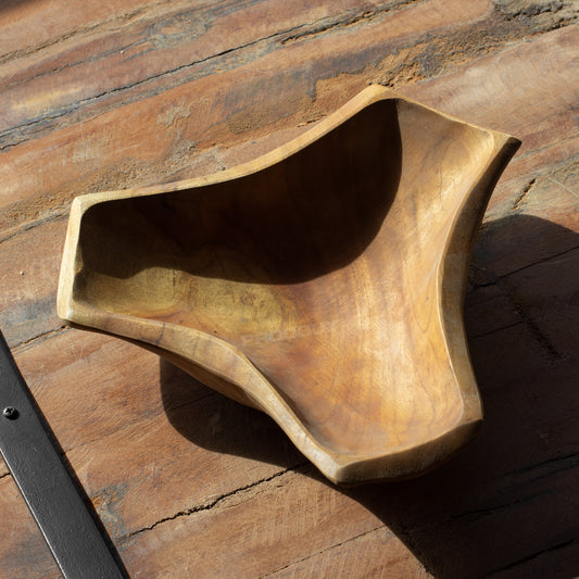 Teak Root 26cm Wood Trinket Display Bowl