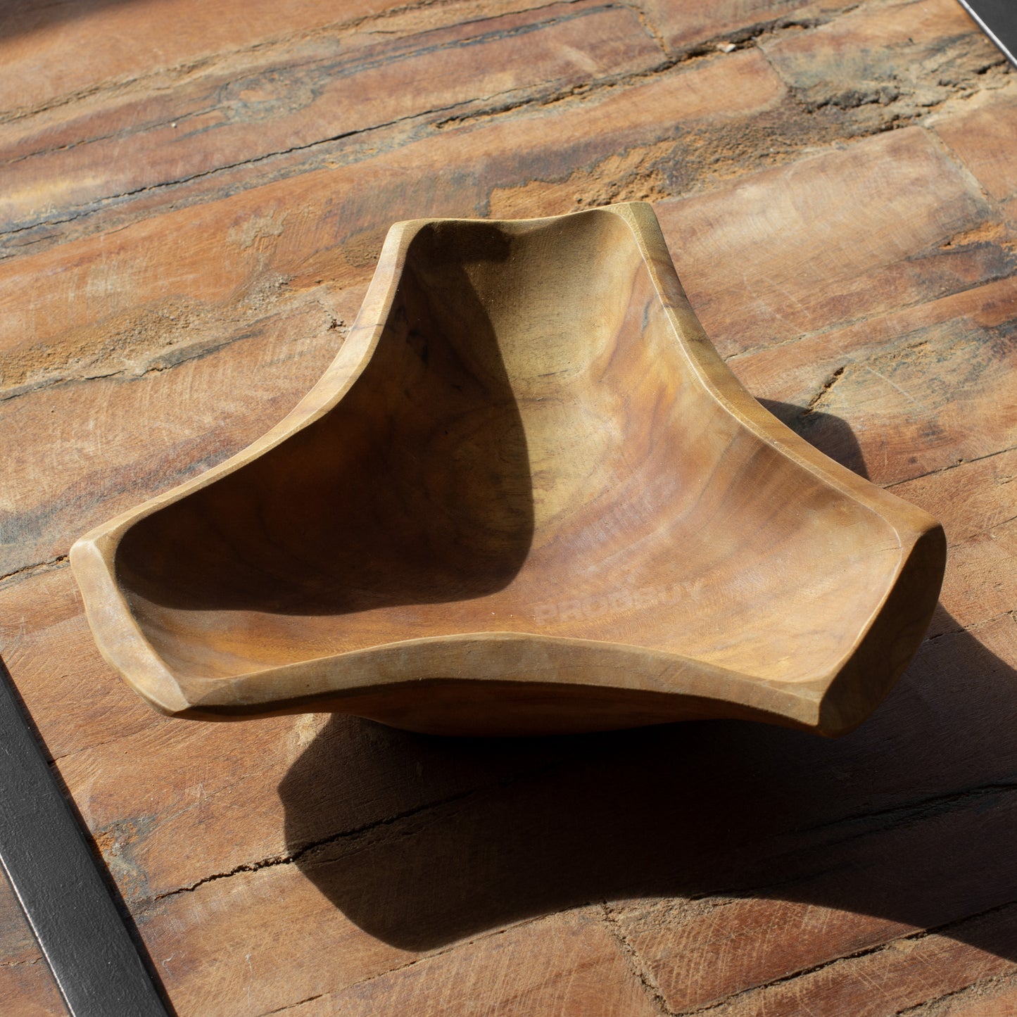 Teak Root 26cm Wood Trinket Display Bowl