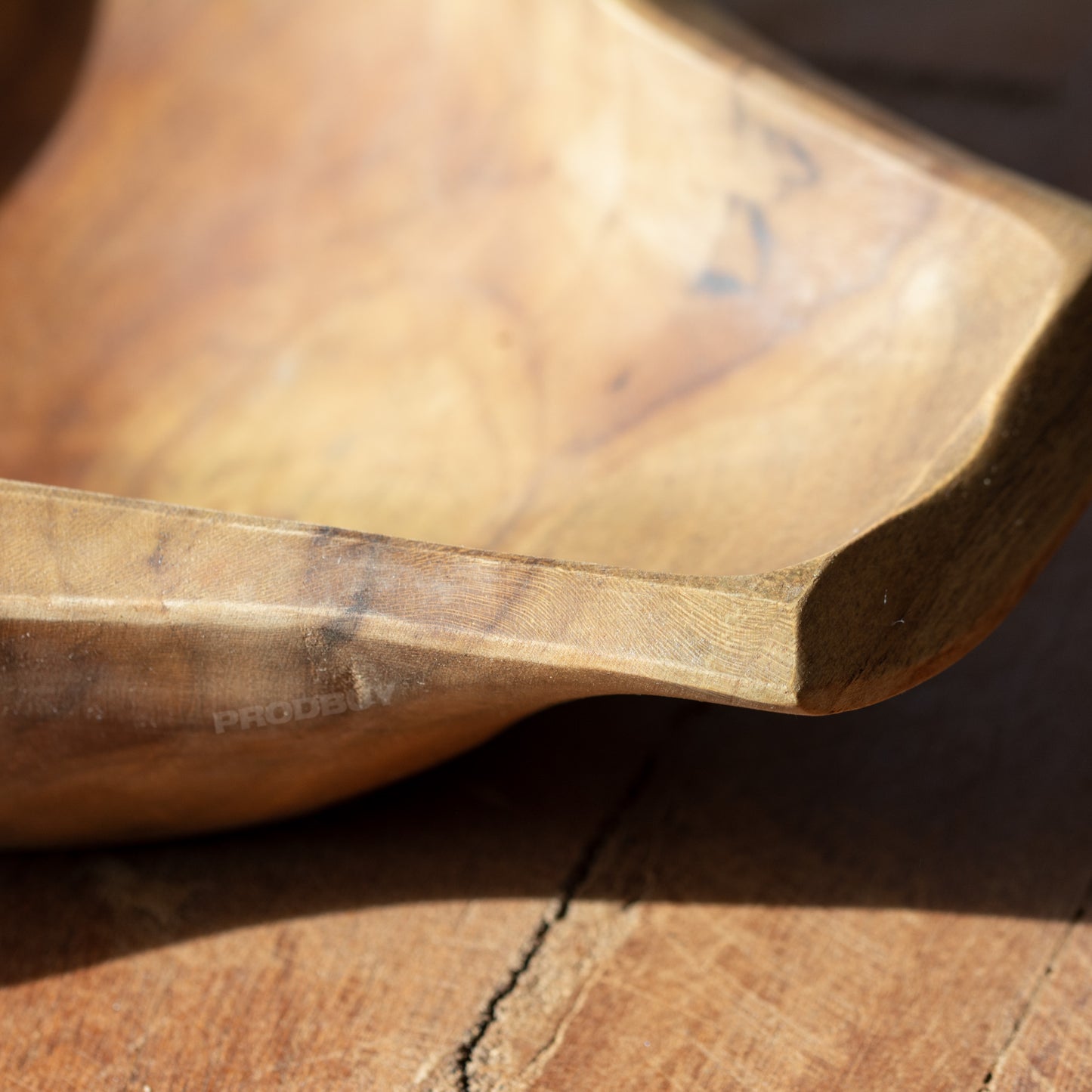 Teak Root 26cm Wood Trinket Display Bowl