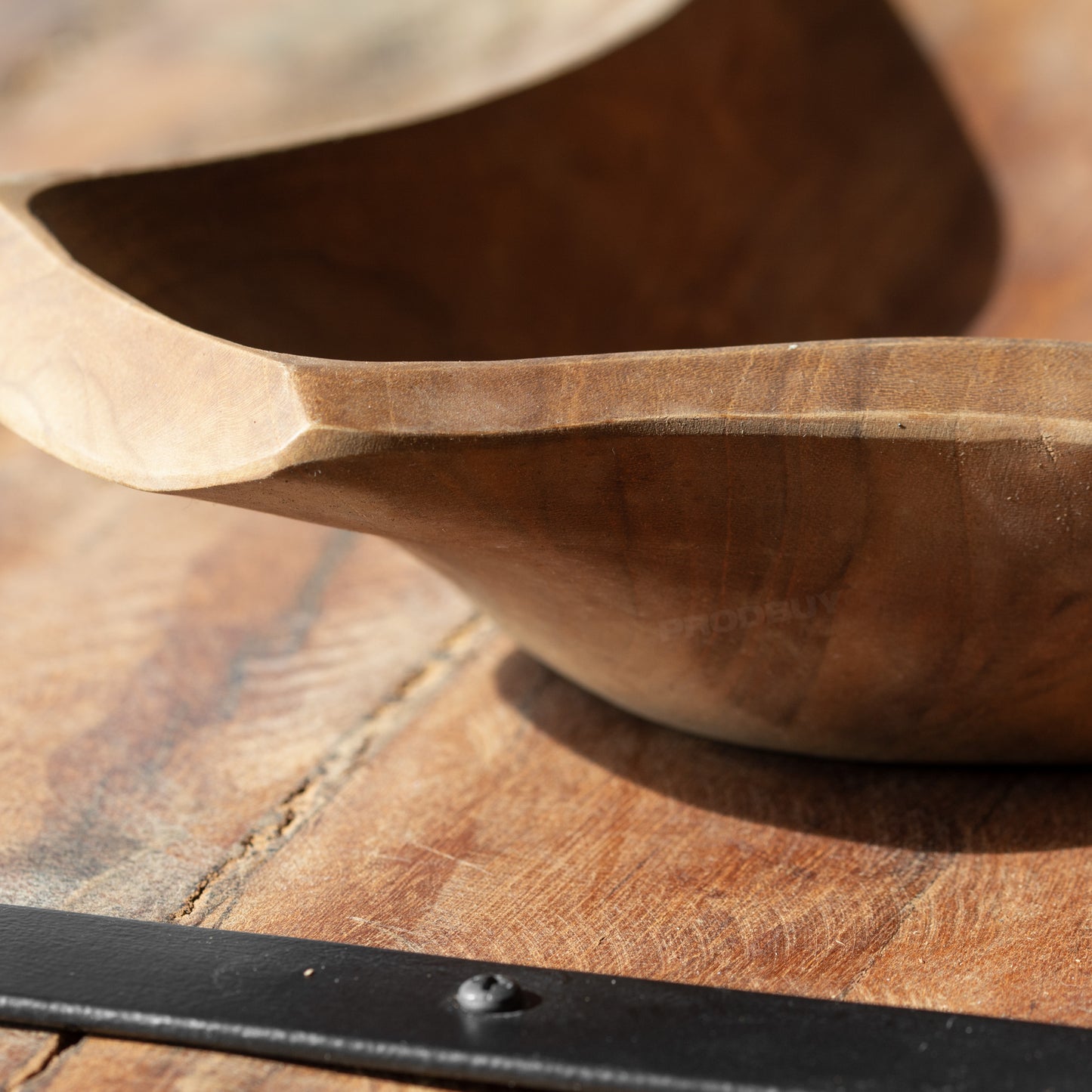 Teak Root 26cm Wood Trinket Display Bowl
