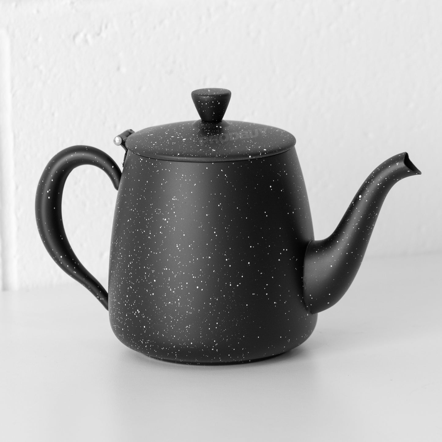 Black Stainless Steel 35oz Teapot