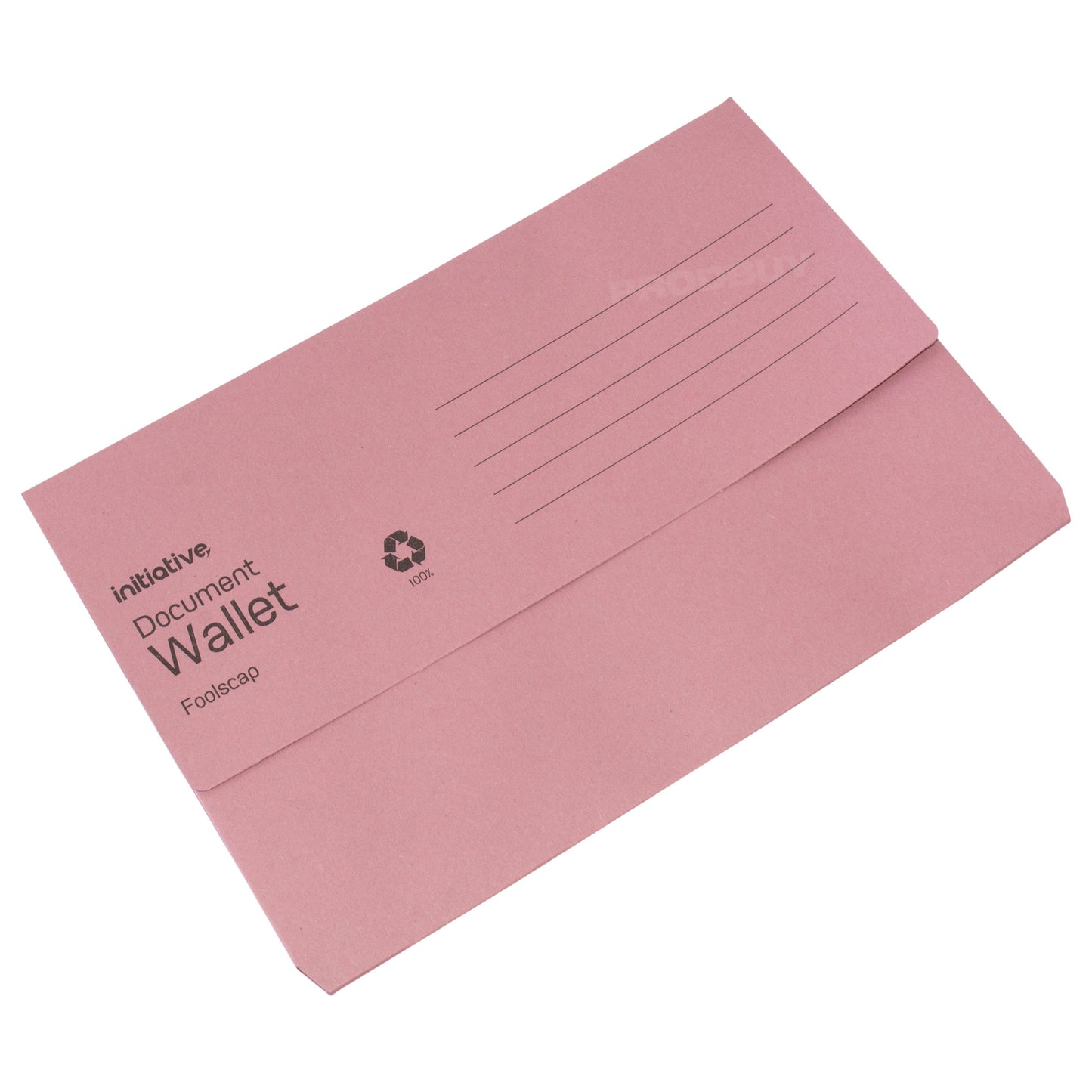 Set of 24 Pastel Pink Foolscap Document Wallets