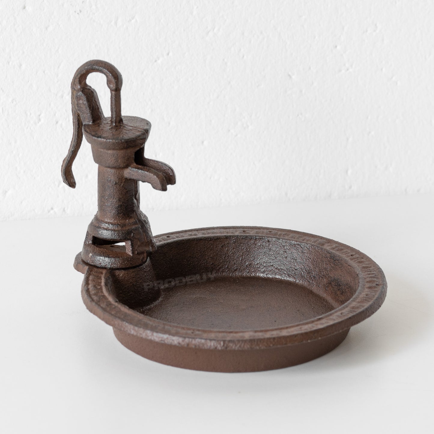 Cast Iron Water Pump 17cm Garden Bird Bath Feeder