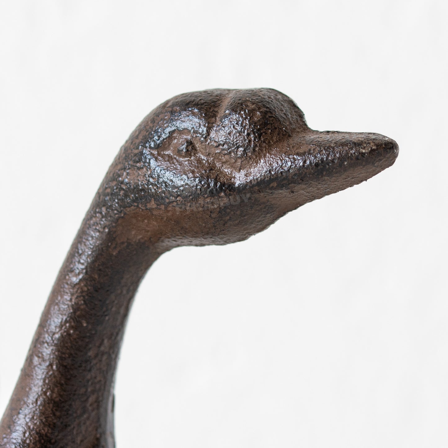 Cast Iron Duck with Wings 14cm Garden Sculpture