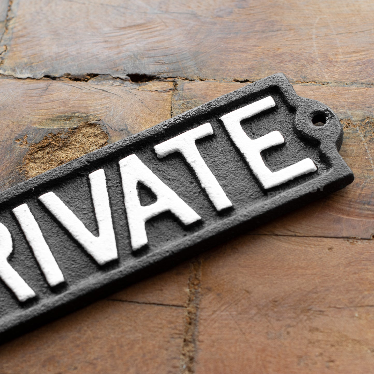 Cast Iron 'Private' Garden Wall Sign