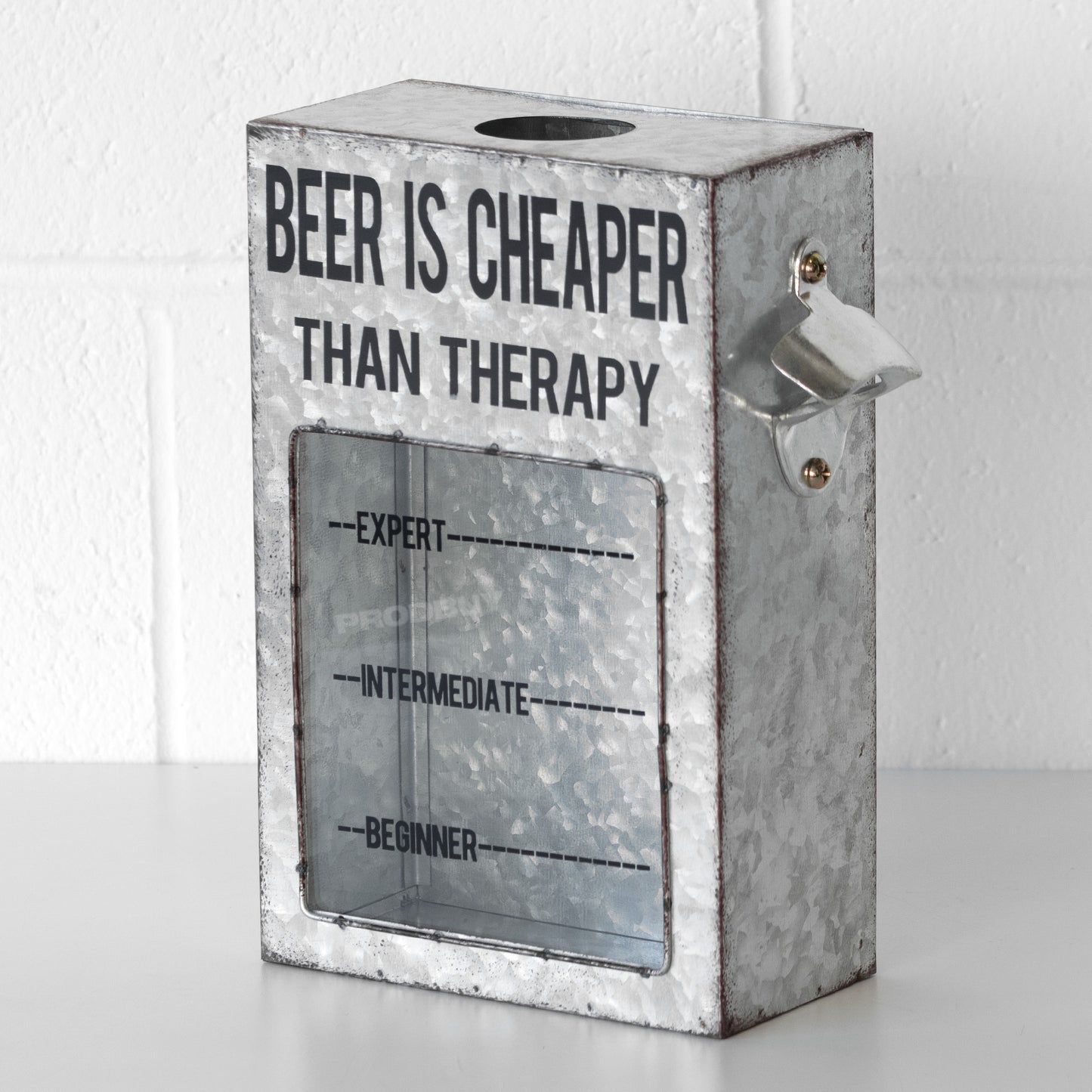 Metal Bottle Cap Catcher & Opener