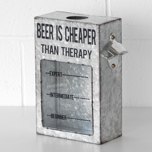 Metal Bottle Cap Catcher & Opener