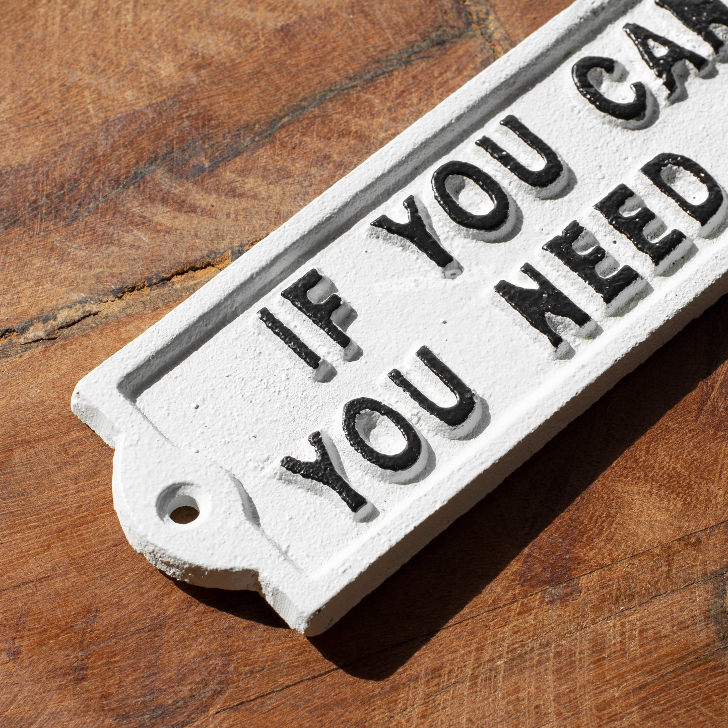 White 'If You Can Read This You Need Another Beer' Wall Sign