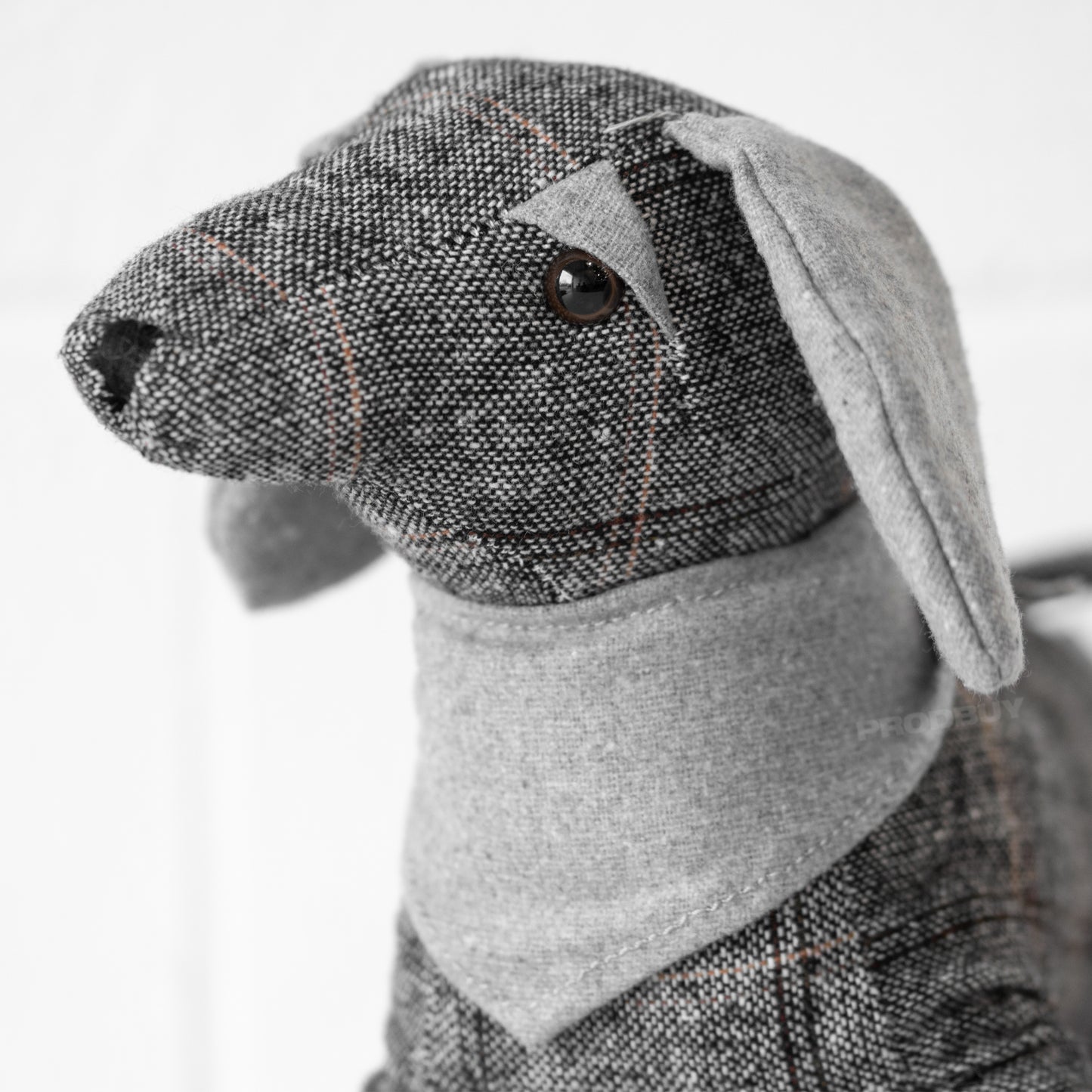 Tartan Sausage Dog Door Stop