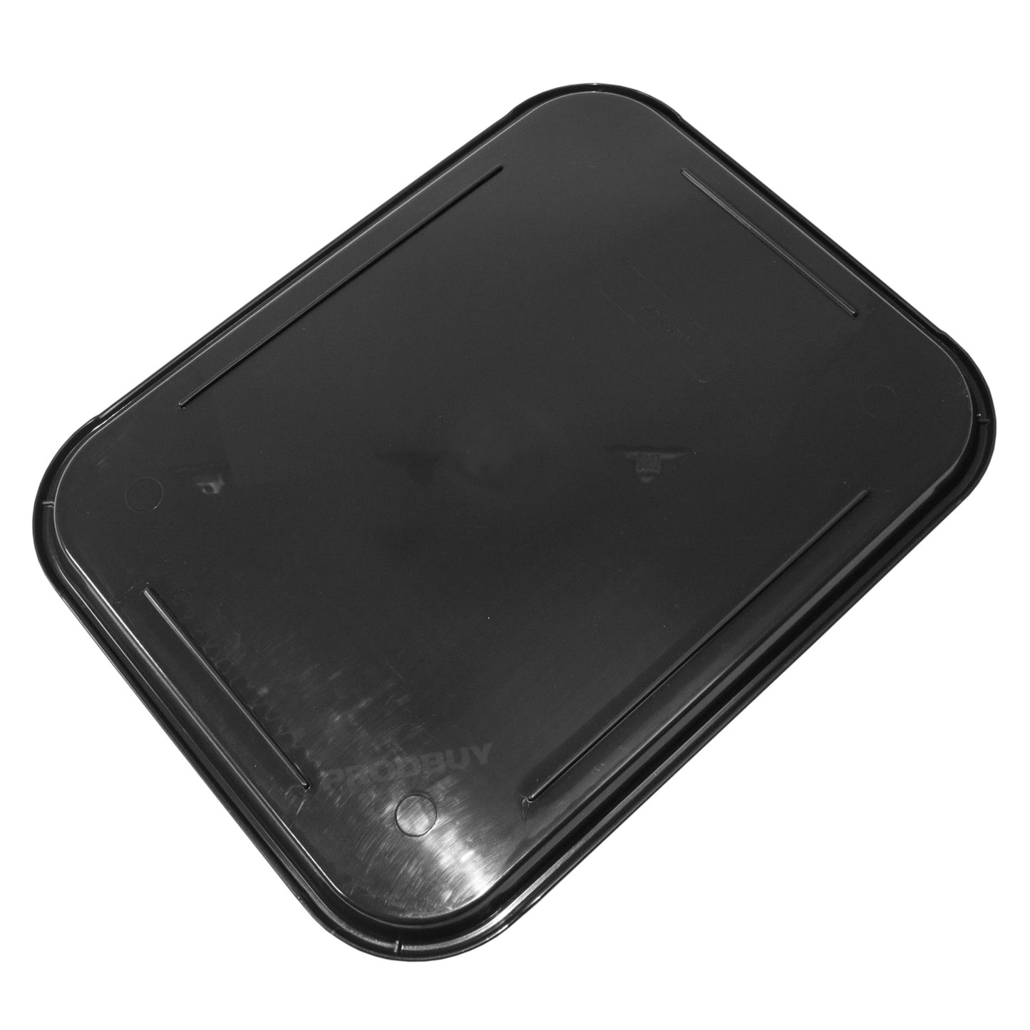 Set of 3 Assorted Black Canteen Serving Trays