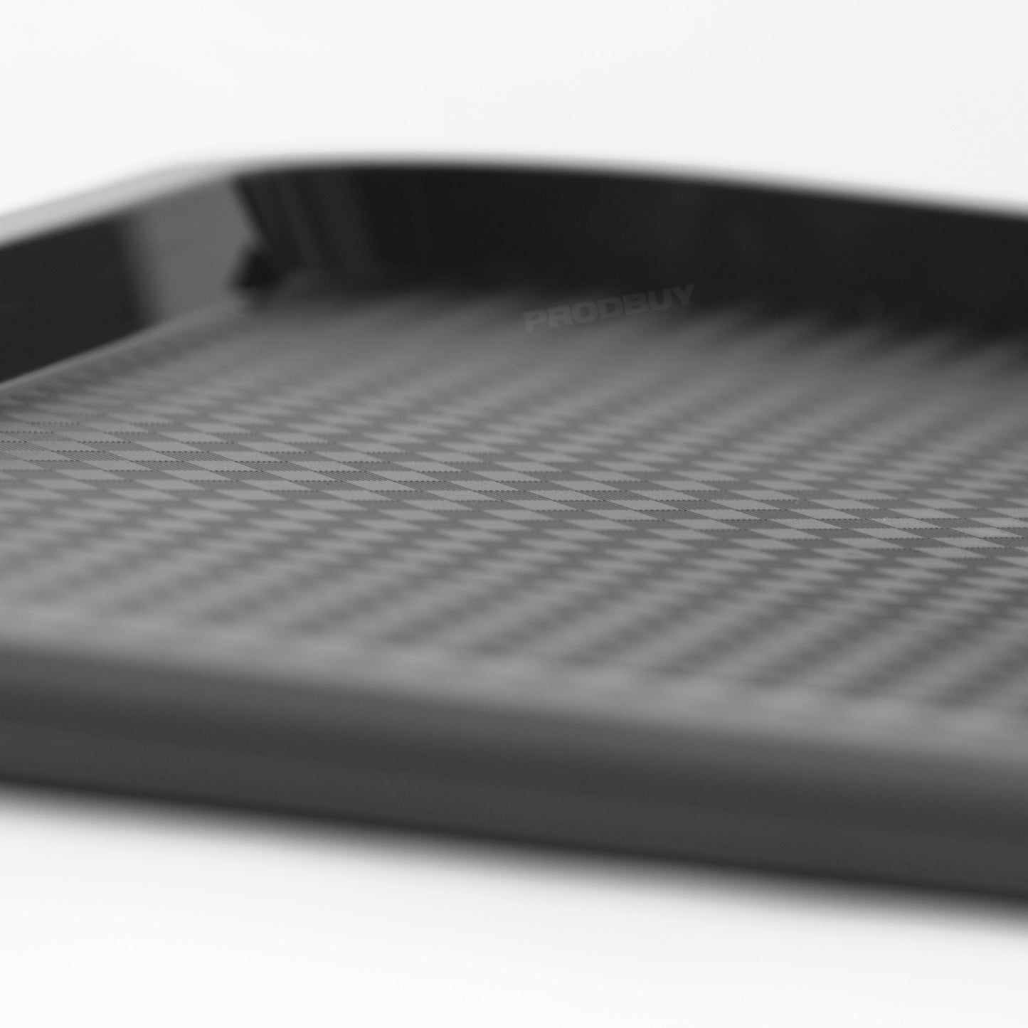 Set of 3 Assorted Black Canteen Serving Trays