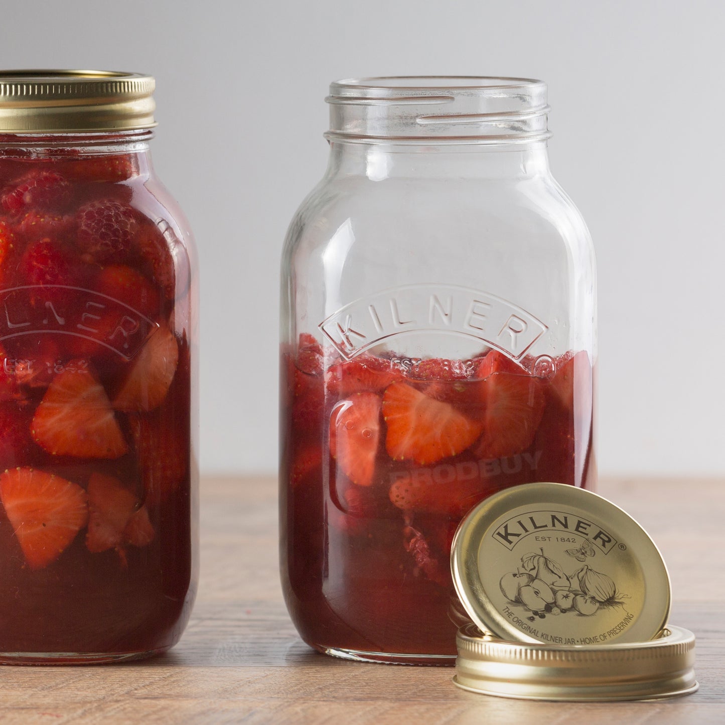 1 Litre Kilner Screw Top Glass Preserving Jars