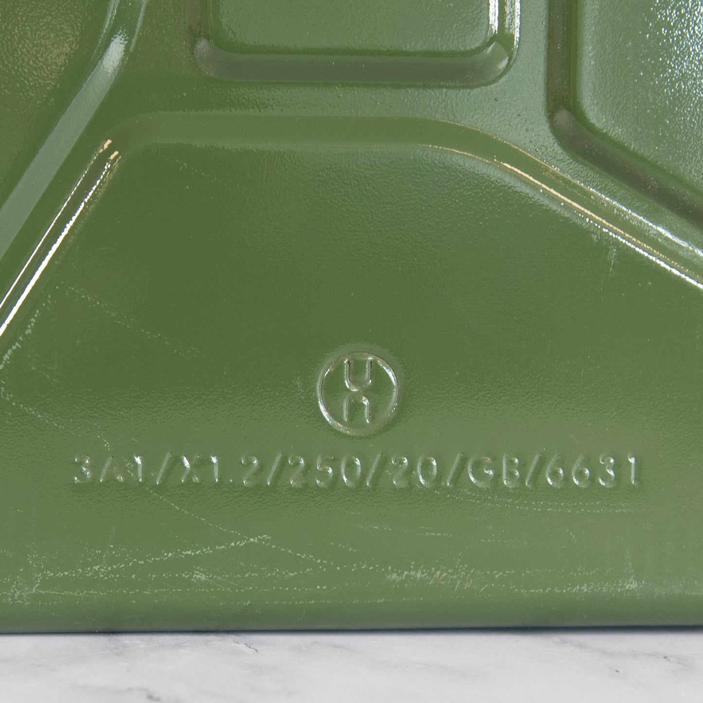 20 Litre Green Metal Jerry Can
