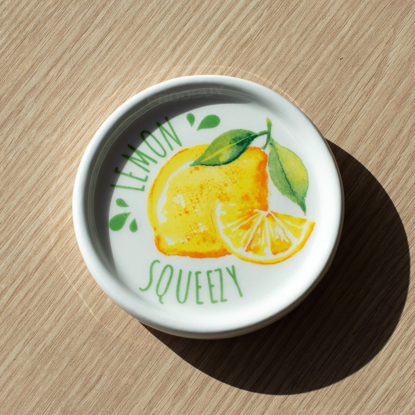 Amalfi Lemon Tea Bag Tidy Holder