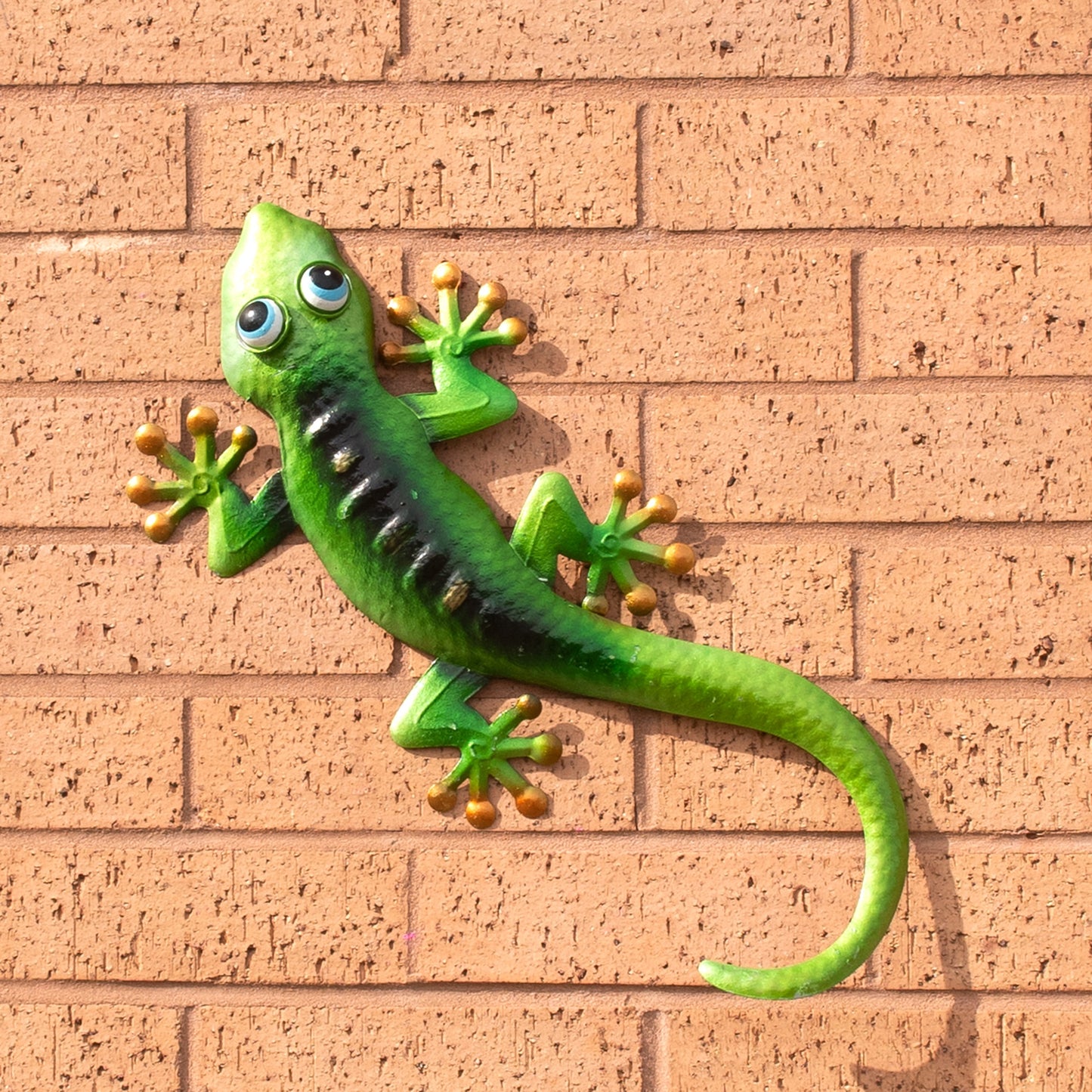 Wall Mounted Metal Garden Lizard Decoration