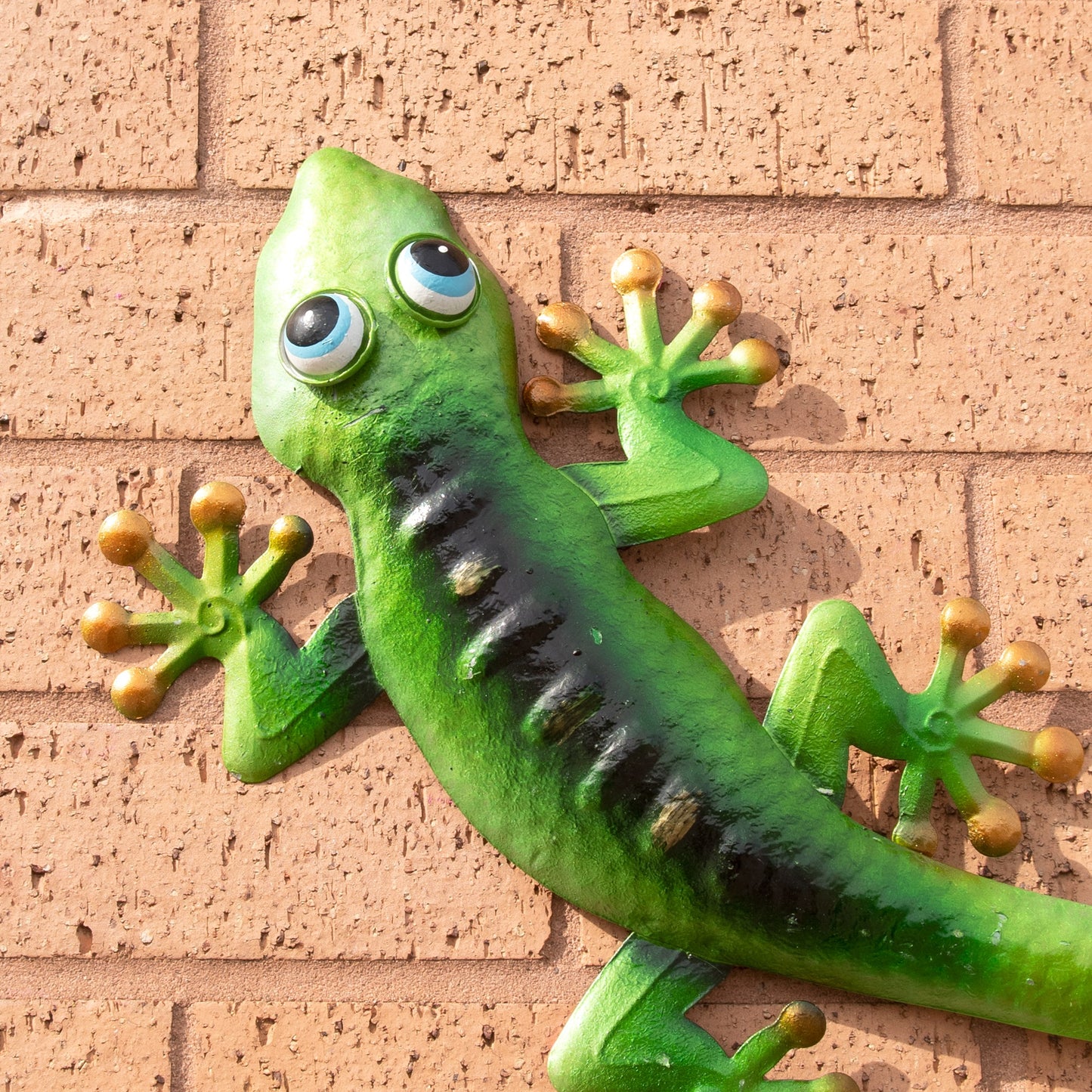 Wall Mounted Metal Garden Lizard Decoration