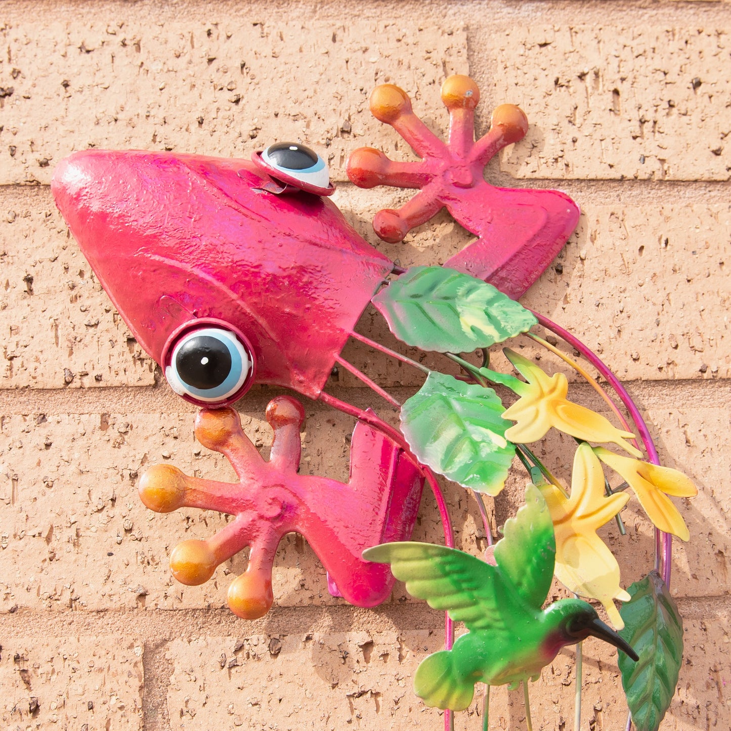 Wall Mounted Metal Garden Lizard Decoration