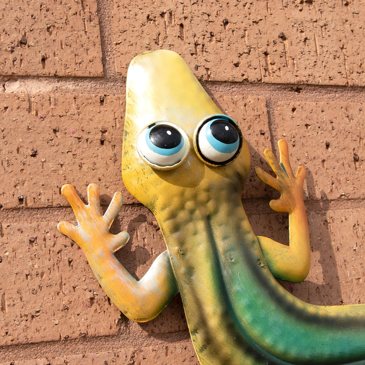 Wall Mounted Metal Garden Lizard Decoration