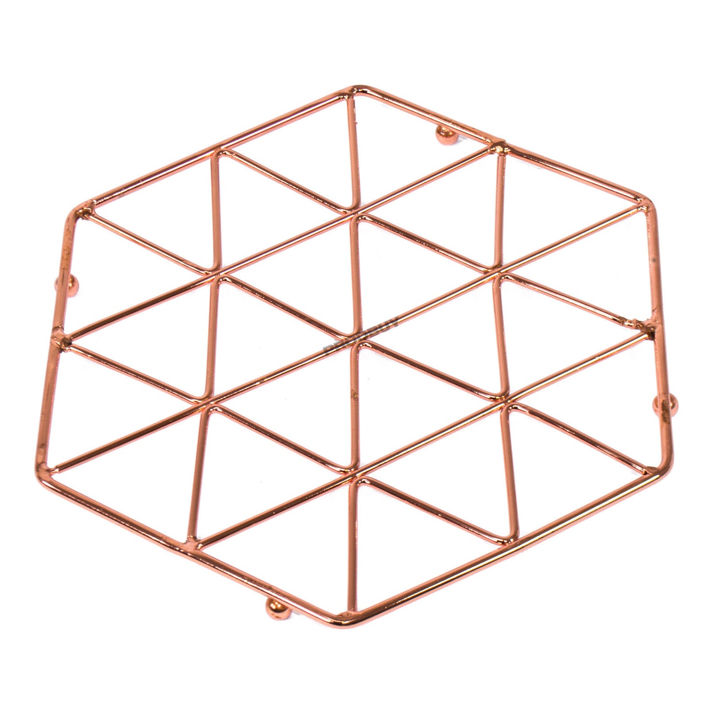 Copper Metal Wire Kitchen Worktop Trivet