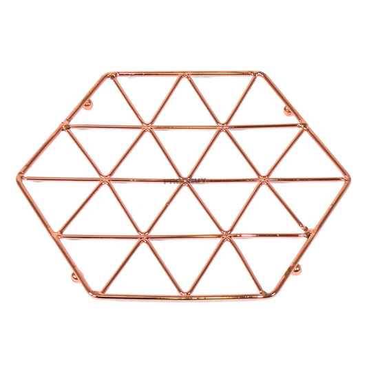 Copper Metal Wire Kitchen Worktop Trivet