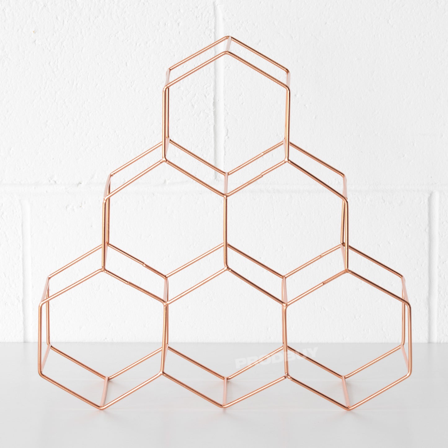 Wine Rack 6 Bottle Storage Copper Colour