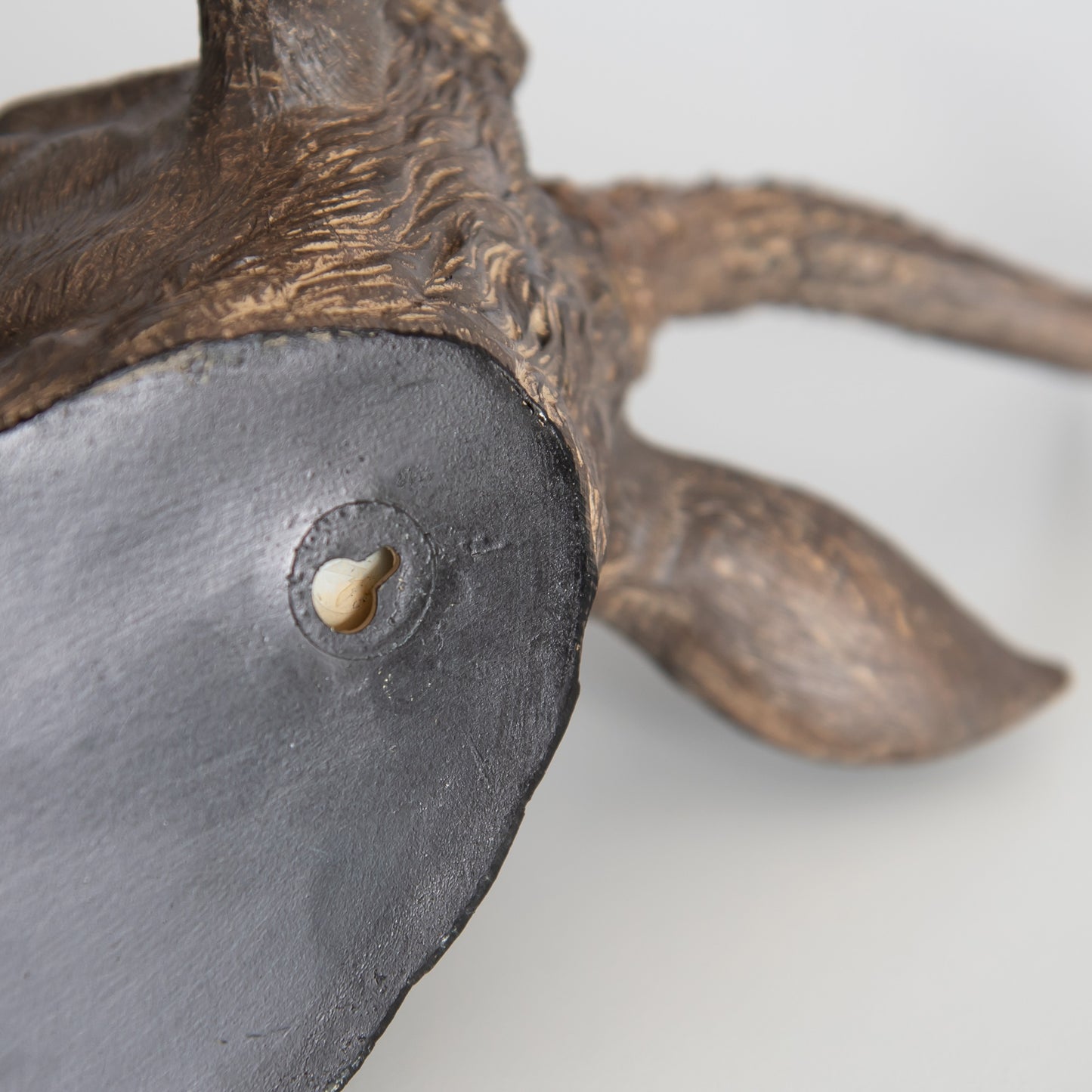 Stag Head Wall Mounted Reindeer Ornament With Large Antlers
