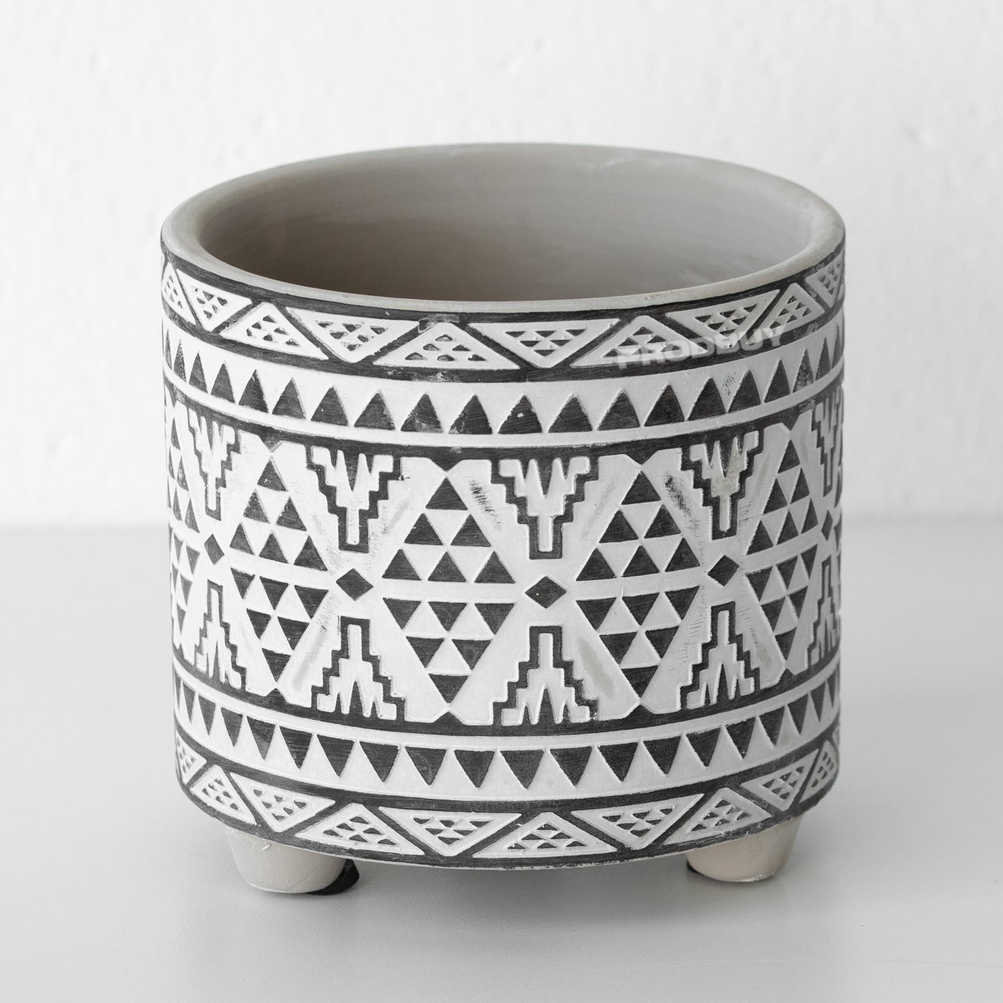 Tribal Aztec 12cm Stoneware Plant Pot Cover