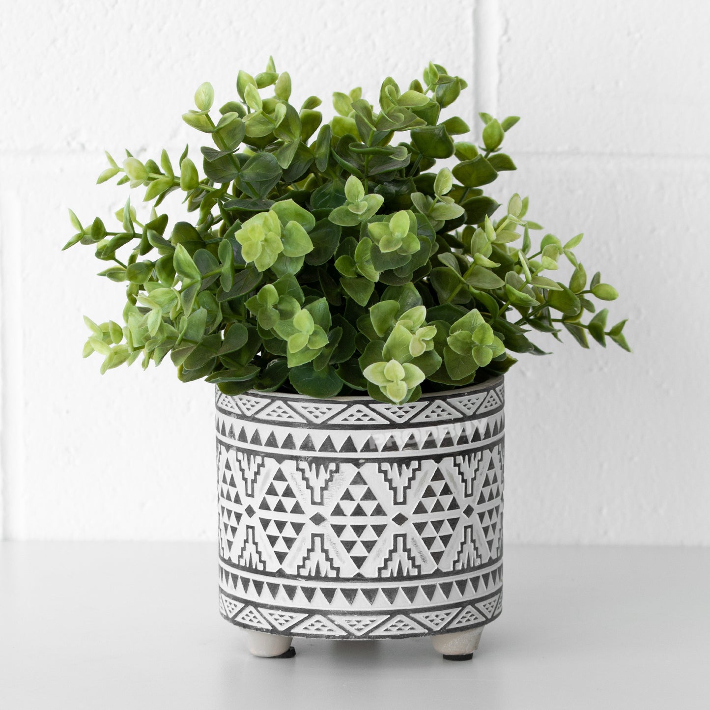 Tribal Aztec 12cm Stoneware Plant Pot Cover